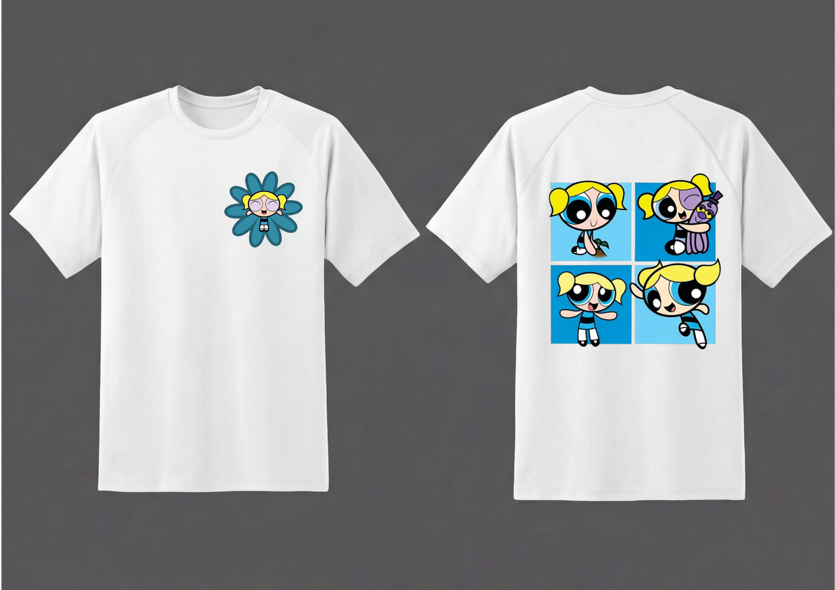 powerpuff  t-shirt - Close Up | Pinky Promise