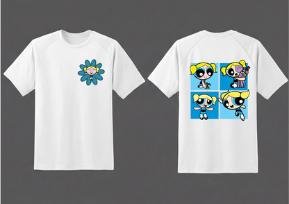 powerpuff  t-shirt - Close Up | Pinky Promise