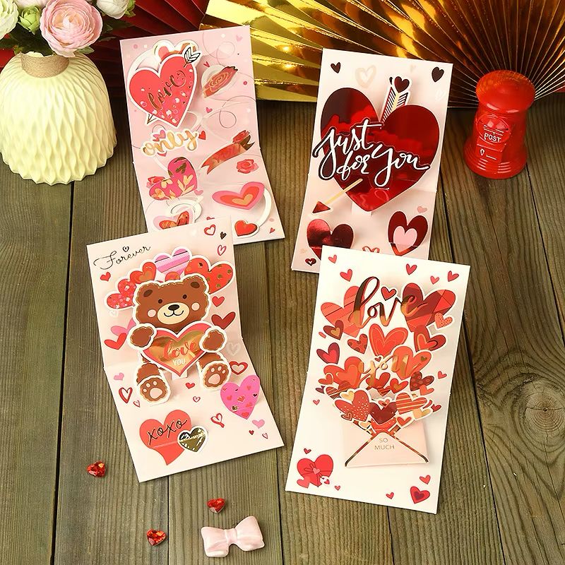 Red Hearts Love Pop Cards - Photo 13 | Pinky Promise
