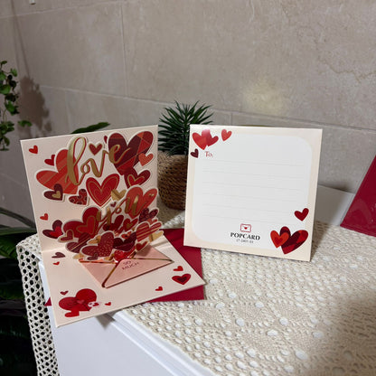 Red Hearts Love Pop Cards - Photo 6 | Pinky Promise