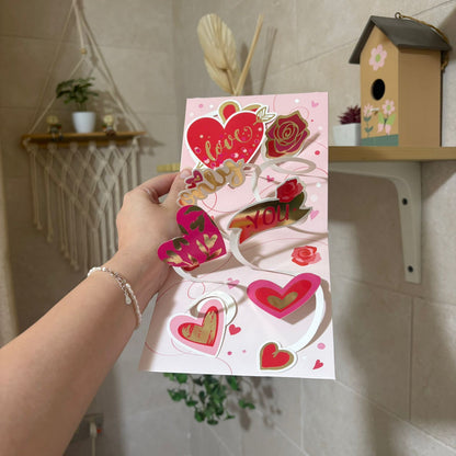 Red Hearts Love Pop Cards - Photo 8 | Pinky Promise