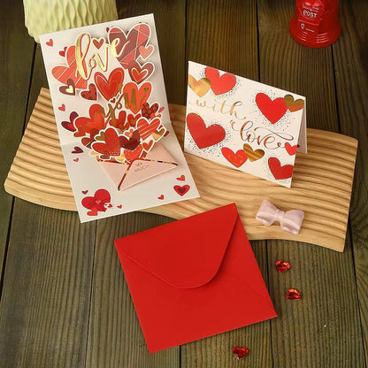 Red Hearts Love Pop Cards - Photo 10 | Pinky Promise
