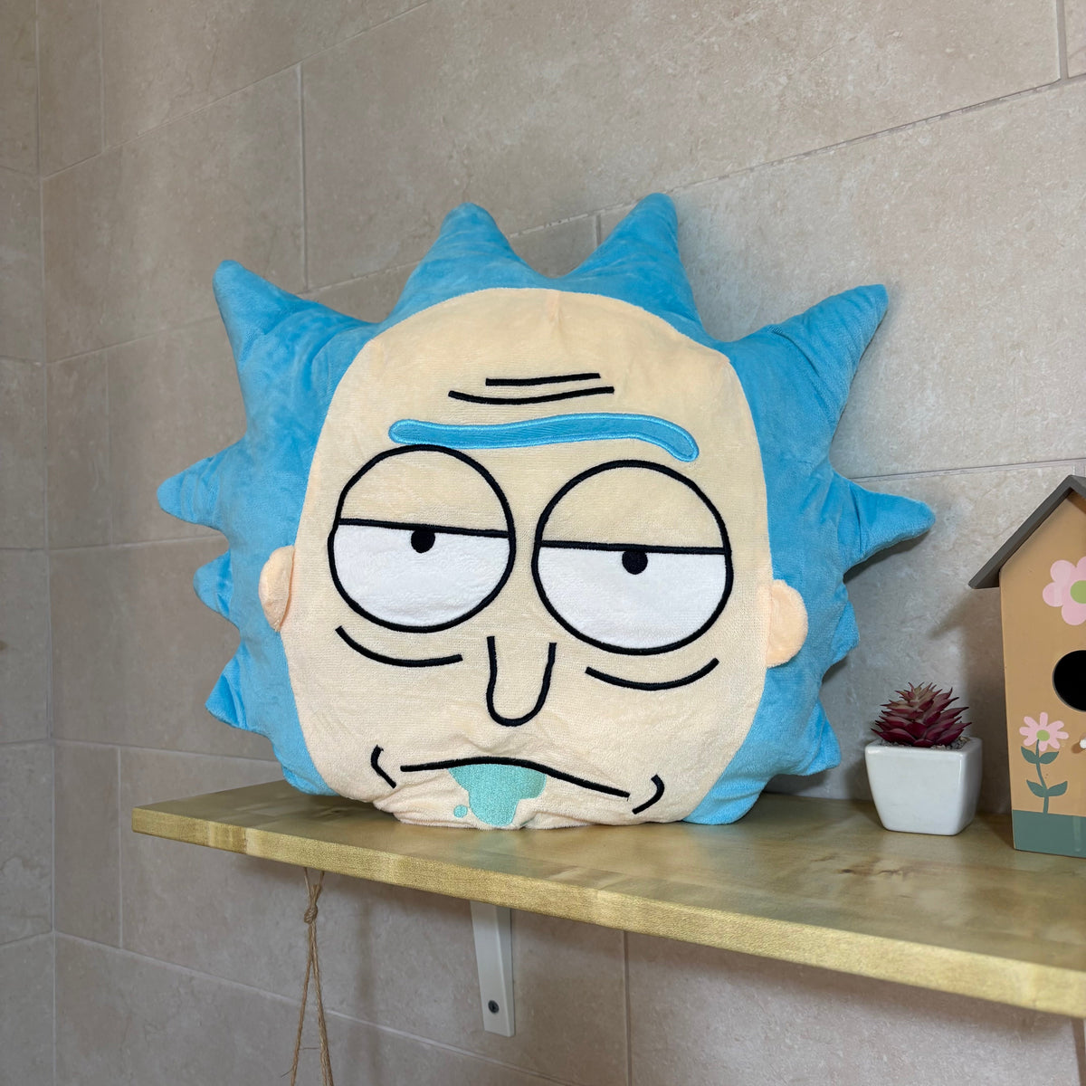 Rick & Morty Rick Sanchez Face Plush Pillow – Decorative Throw Cushion -40 cm - Photo 4 | Pinky Promise