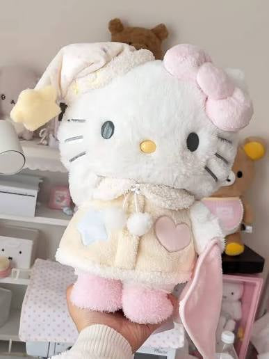 Sleepy Time Hello Kitty Plush Toy – Bedtime Pajama Cuddly Stuffed Animal - 45 cm - Photo 8 | Pinky Promise