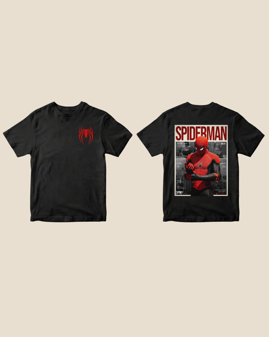 Buy spiderman T-shirt - front and back at Pinky Promise