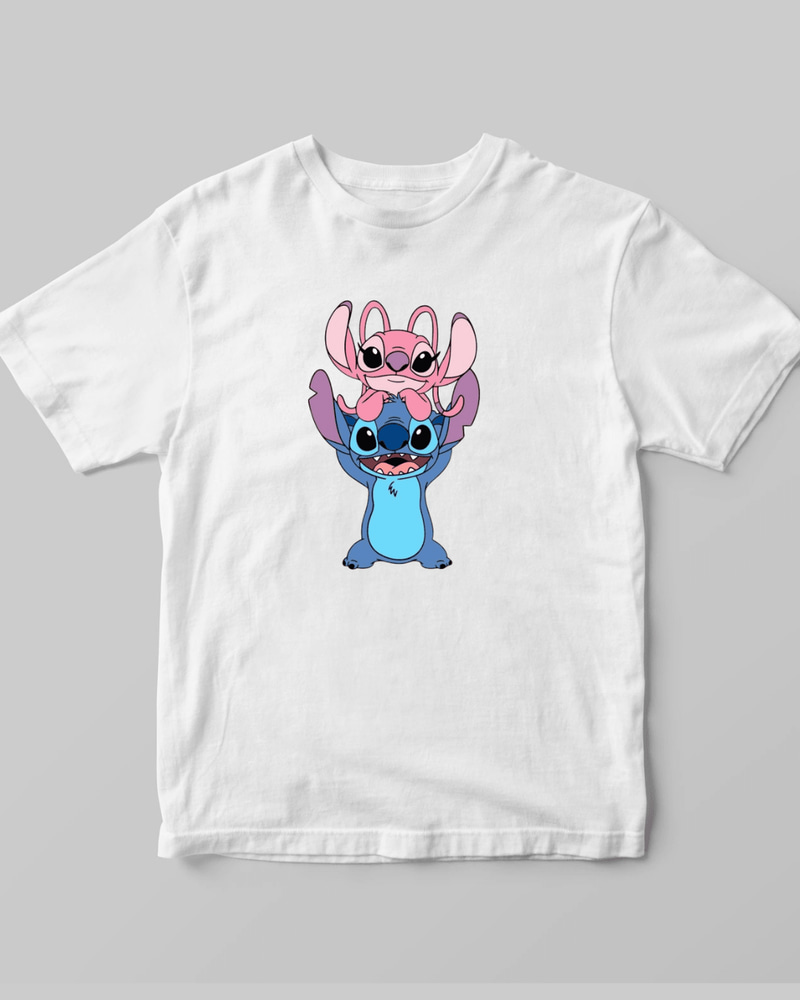 Stitch and Angel tshirt Kids Sizes | Pinky Promise