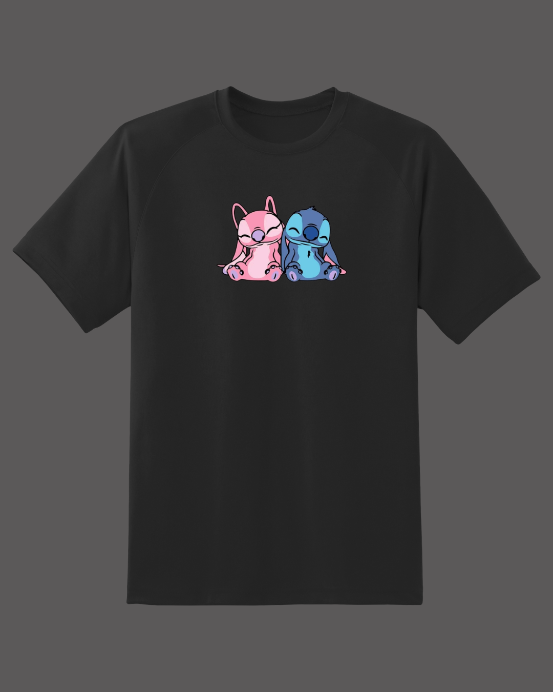 Stitch and Angel tshirt - Kids Sizes - Close Up | Pinky Promise