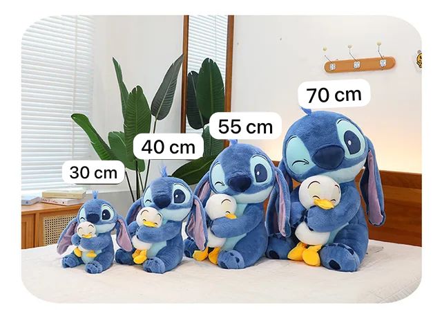 Stitch holding a duck plush toy (55 cm ) - Photo 6 | Pinky Promise