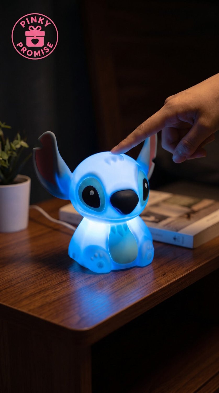 Stitch Lamp Light - Pinky Promise