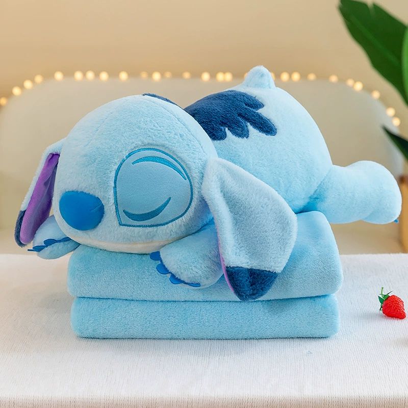Stitch Plush pillow and blanket | Pinky Promise