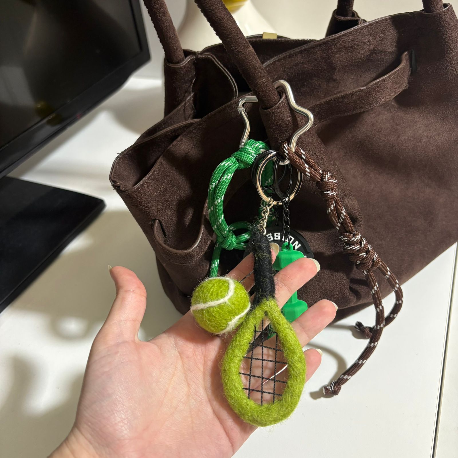 Tennis and Gym Theme Keychain Set | Pinky Promise