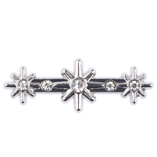 Silver Stars watch band charm